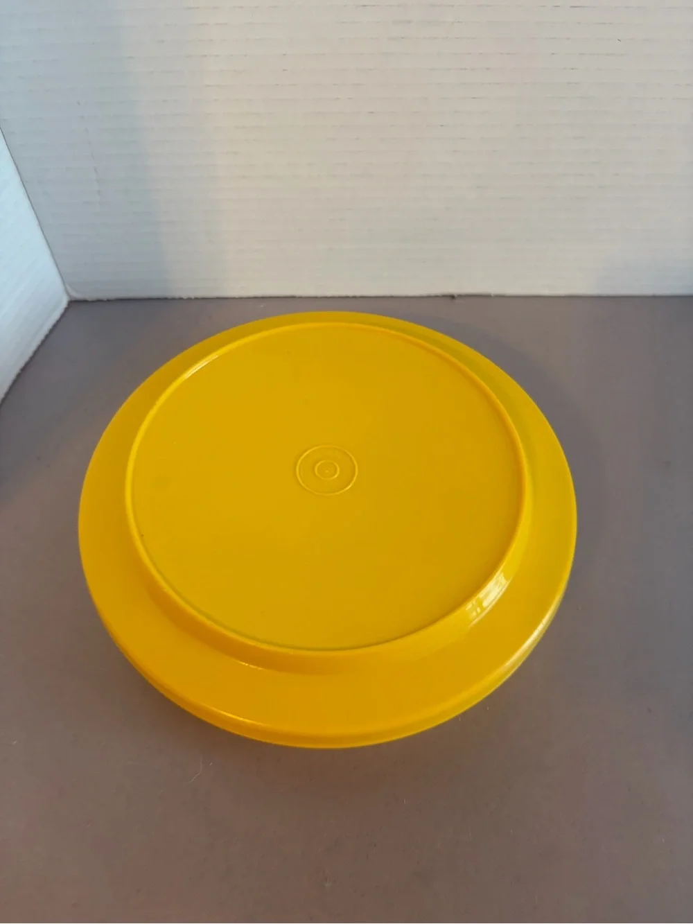 Vintage Yellow Tupperware Seal 'n Serve